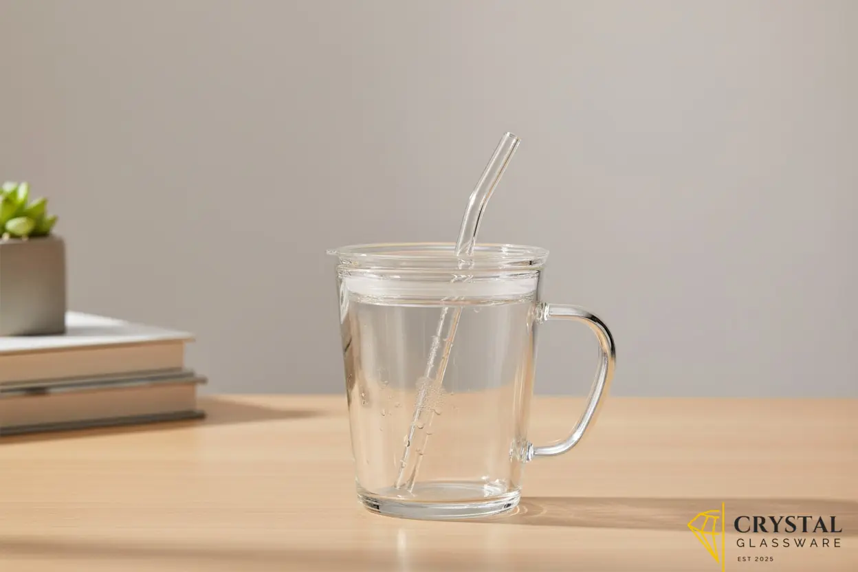 Imported Glass  Sheesha Handle Mug 